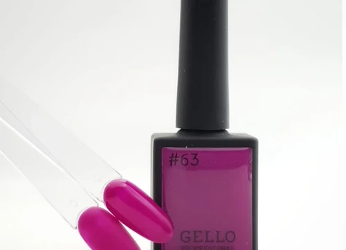לק ג'ל ג'לו צבע סגול GELLO #63