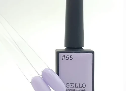 לק ג'ל ג'לוצבע סגול בהיר GELLO #55