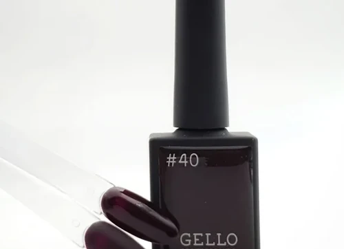 לק ג'ל ג'לו צבע סגול חציל כהה GELLO #40