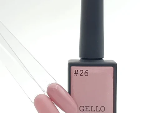 לק ג'ל ג'לו צבע ורוד חום GELLO #26