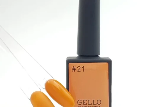 לק ג'ל ג'לו צבע כתום חרדל GELLO #21
