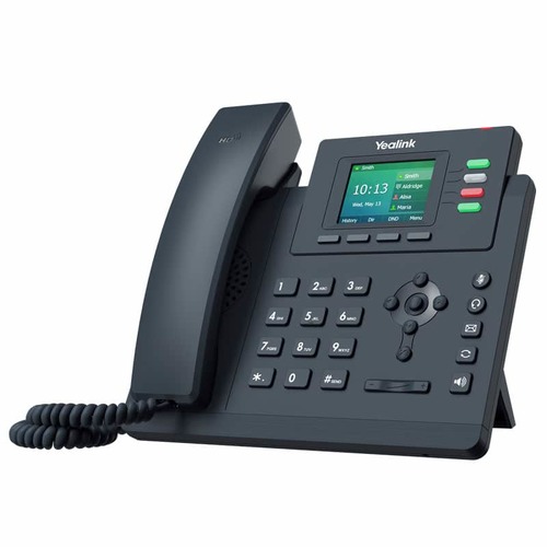 טלפון IP שולחני Yealink SIP-T33P עם PoE ותצוגה צבעונית