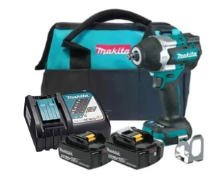 מפתח אימפקט 1/2" Makita DTW700RGE BL 18V עם סוללות ומטען