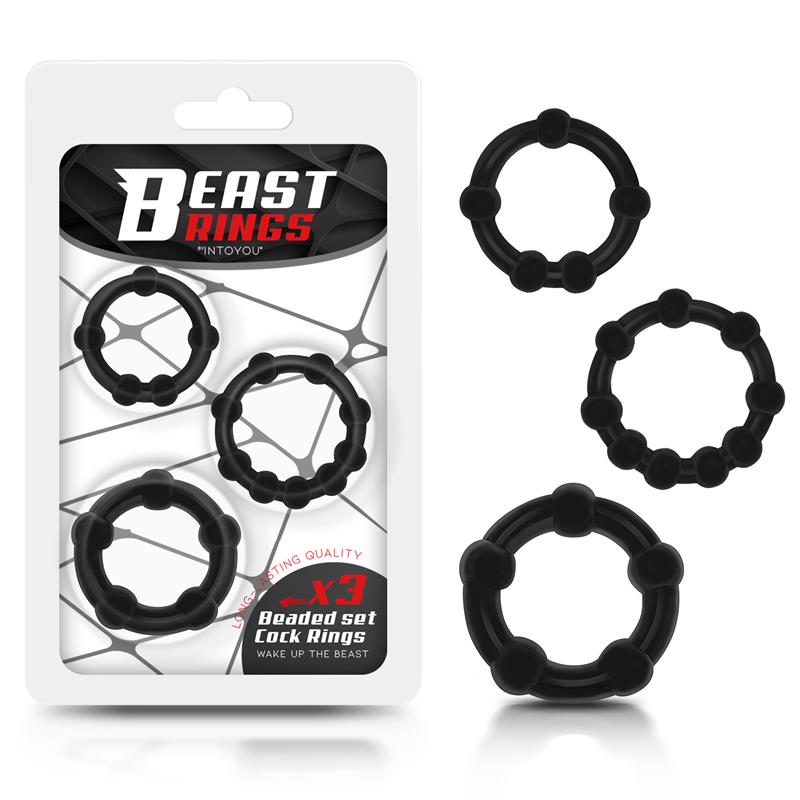 סט שלישיית קוקרינג Beast rings