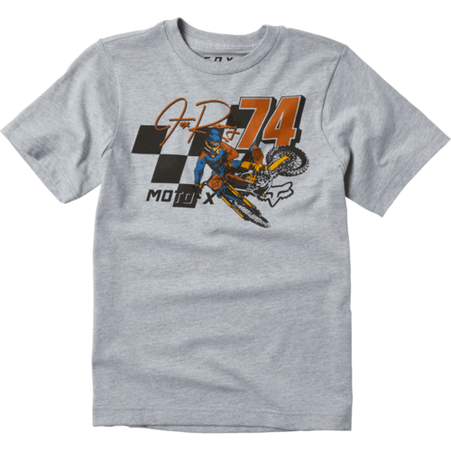 חולצת ילדים אפור - OUTH TRACKSIDE SS TEE