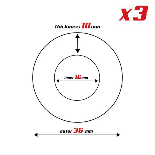סט טבעות זקפה XR Brands - Stretchy Cock Ring 3 Pack