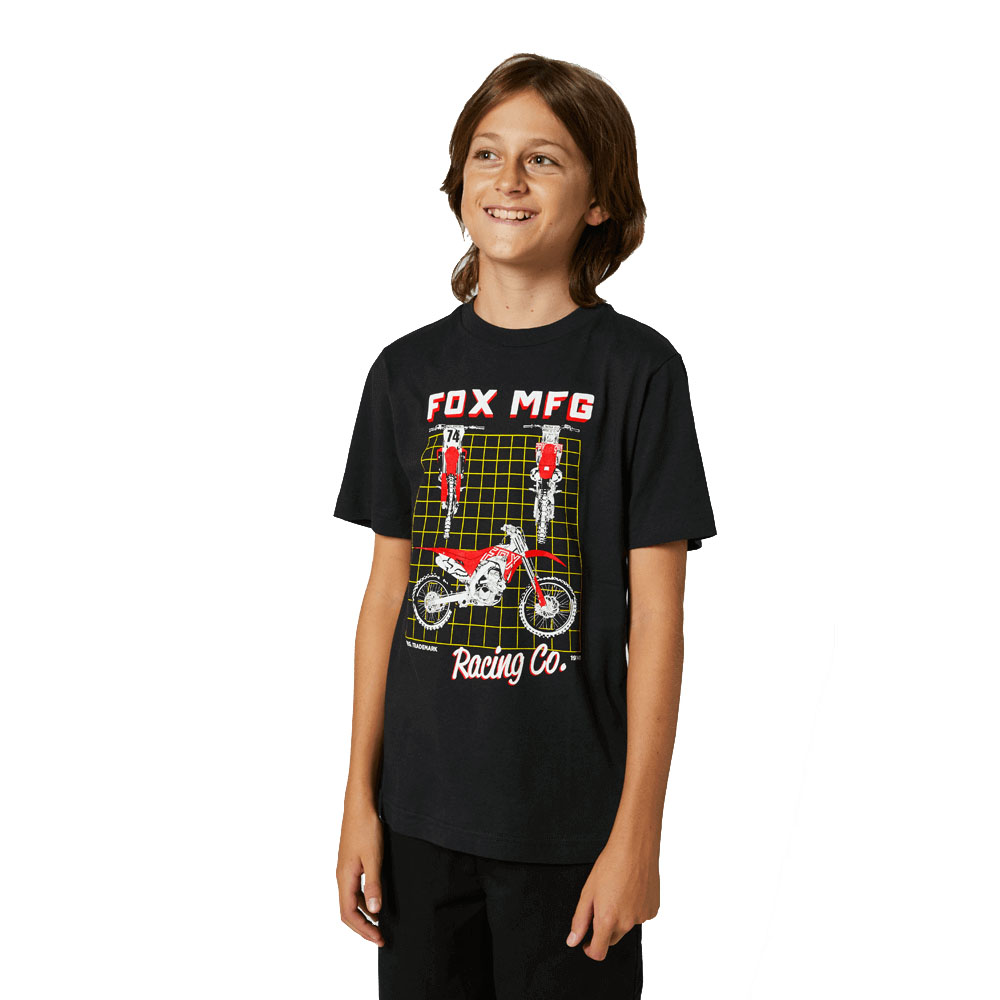 חולצת ילדים שחור - YOUTH CYPHER SS TEE
