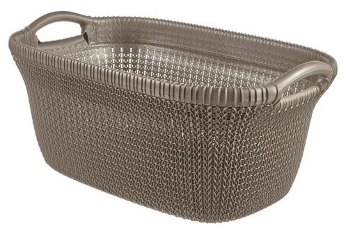סל כביסה סרוג KNIT LAUNDRY BASKET חום 228408
