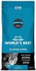 מצע אורגני מתגבש לחתולים כחול 6.8 ק"ג WORLD'S BEST CAT LITTER וורלד בסט