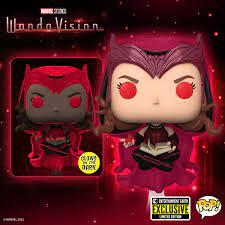  WandaVision Scarlet Witch Glow-in-the-Dark Pop! Vinyl Figure #823 