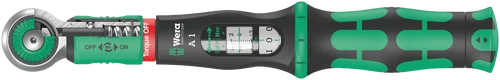 מפתח מומנט Safe Torque דרייב ''1/4 2-12 NM + סט 8 בוקסות ומאריך בנרתיק מהודר דגם 0507830001 Wera 