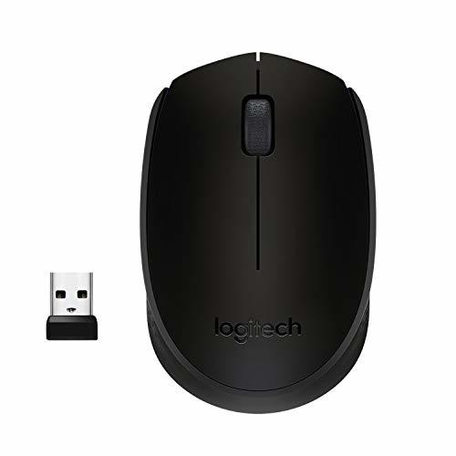 עכבר אלחוטי Logitech M171 - צבע שחור אפור