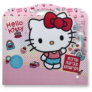 הלו קיטי - ערכת צביעה וקישוט - HELLO KITTY