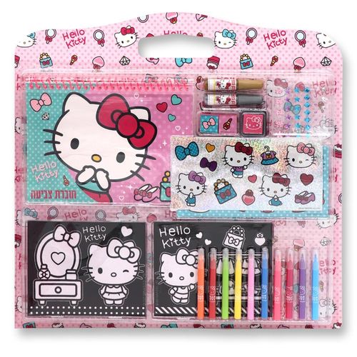 הלו קיטי - ערכת צביעה וקישוט - HELLO KITTY