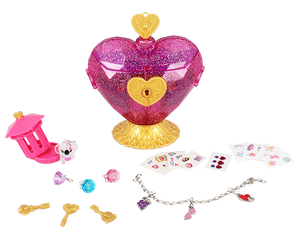 קופסת תכשיטים לב הקריסטל הסודי funlockets