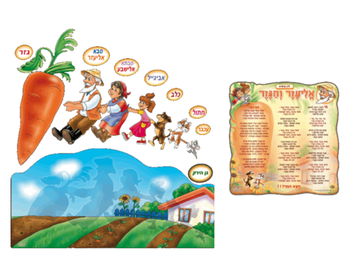 ערכת סיפור בהמחשה - אליעזר והגזר
