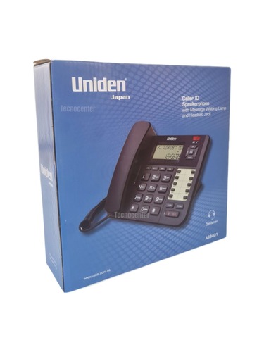 טלפון שולחני UNIDEN AS8401 - שחור