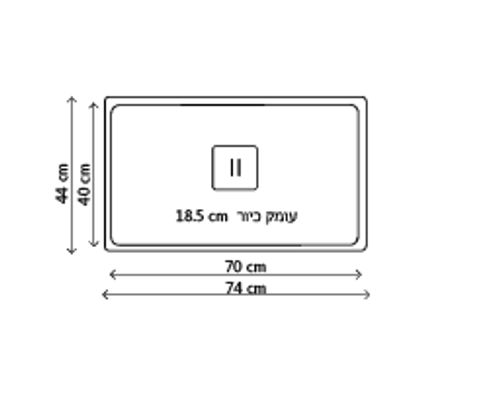 כיור מטבח נירוסטה מיטראני big740