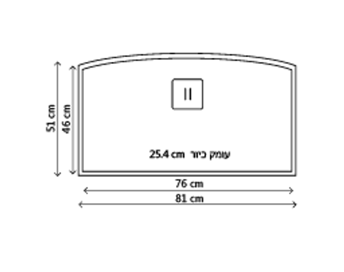 כיור מטבח נירוסטה מיטראני lin813