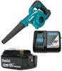 מפוח DUB182 + סוללה 5.0AH מתוצרת Makita