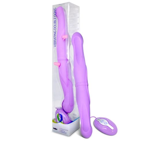 ויברטור סיליקון כפול Seven Creations - Vibrating Double Dong