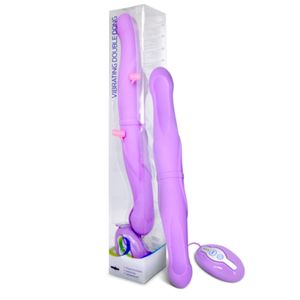 ויברטור סיליקון כפול Seven Creations - Vibrating Double Dong