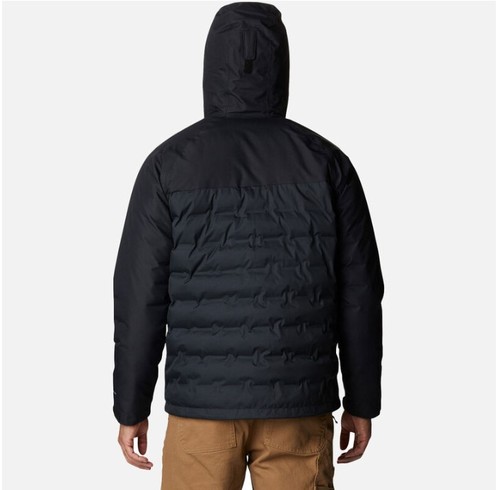 מעיל פוך אטום לגברים Grand Trek II Down Hooded Black