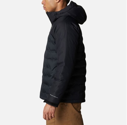 מעיל פוך אטום לגברים Grand Trek II Down Hooded Black