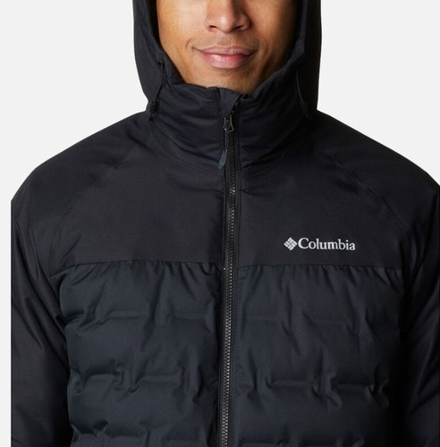 מעיל פוך אטום לגברים Grand Trek II Down Hooded Black