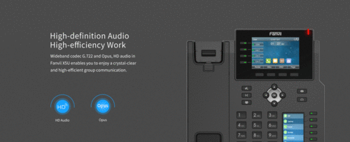 טלפון שולחני IP מתקדם לעסקי X5U Fanvil