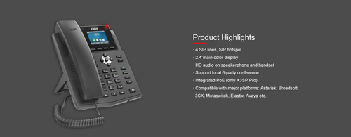 טלפון IP שולחני X3SP-PRO Fanvil