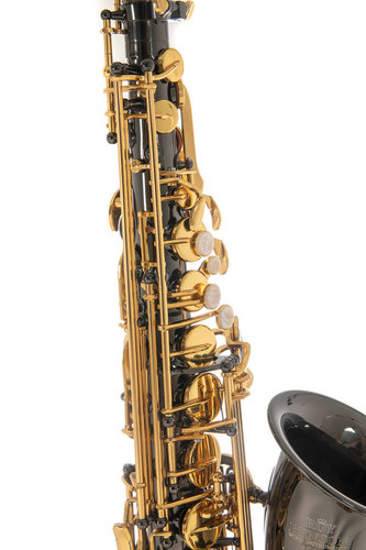 סקסופון אלט מצופה לכה פחם אבן ROY BENSON AS-202K כולל תיק RB700603 מבית GEWA (Germany)