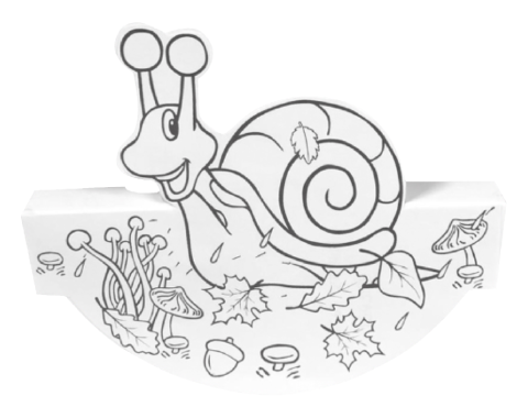 נדנדה לצביעה - שבלול - 36 יח' 
