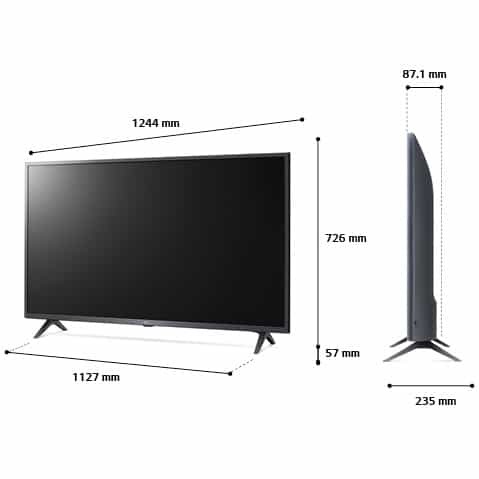טלוויזיה חכמה LG בגודל 55 אינץ’ דגם 55UQ75006LG