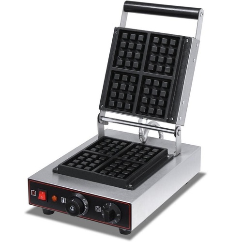 מכשיר מקצועי להכנת וופל בלגי 4 ריבועים