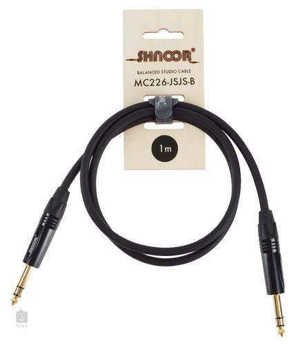 כבל PL מקצועי 1 מטר MC226-JSJSB מאוזן מבית SHNOOR *שלוש שנות אחריות*