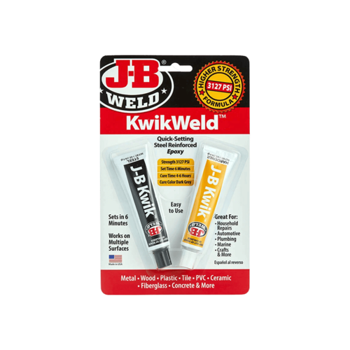 דבק אפוקסי דו רכיבי מהיר מחוזק בפלדה JBL WELD