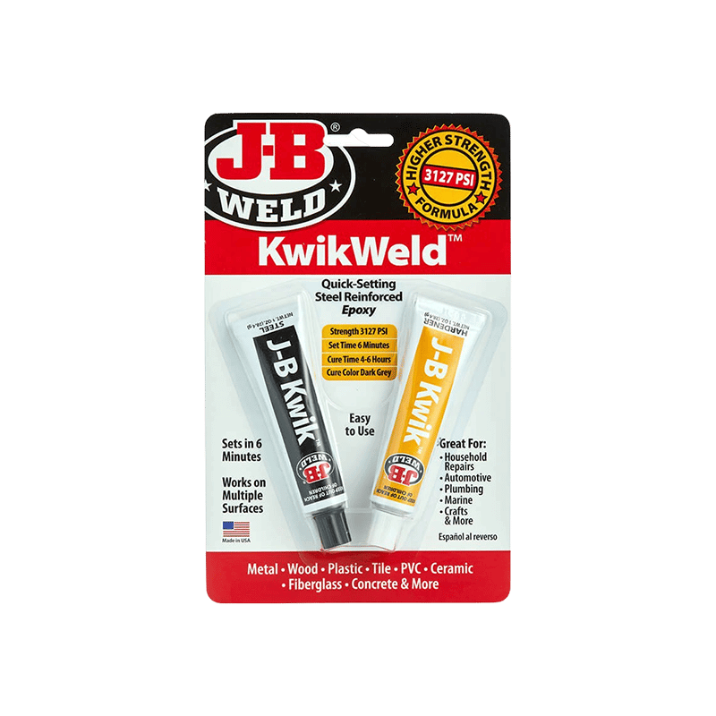 דבק אפוקסי דו רכיבי מהיר מחוזק בפלדה JBL WELD