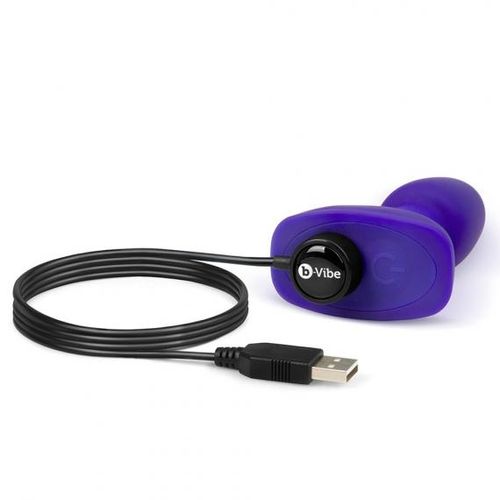 פלאג אנאלי רוטט רימינג למתחילות עם שלט רחוק B-vibe Rimming Plug Petite