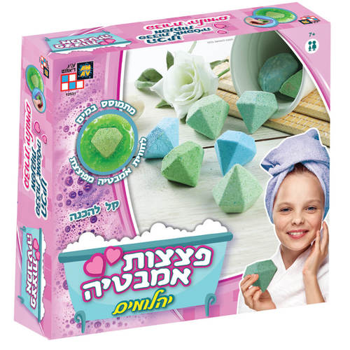 פצצות אמבטיה דגם יהלומים  - עשה זאת בעצמך!