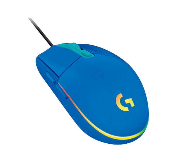 עכבר גיימינג חוטי LOGITECH G102 LIGHTSYNC - כחול