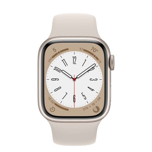 Apple Watch Series 8 41mm Aluminum Case Sport Band GPS + Cellular רשמי