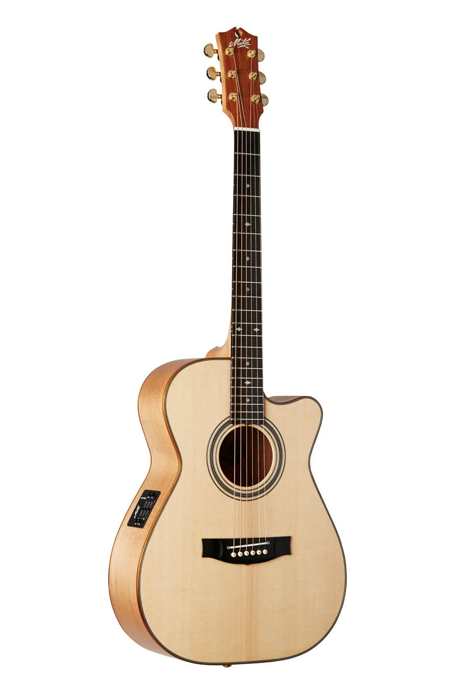 גיטרה אקוסטית מוגברת Maton EBG808C MicFix