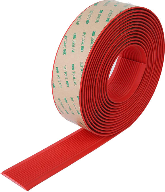 סרט מונע החלקה PVC אדום 3 מטר