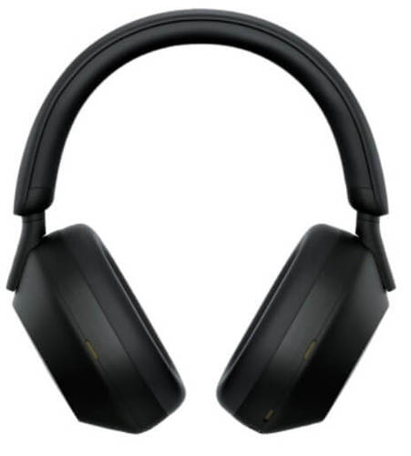 אוזניות אלחוטיות Sony WH-1000XM5 עם מיקרופון Bluetooth בצבע שחור אחריות היבואן הרשמי