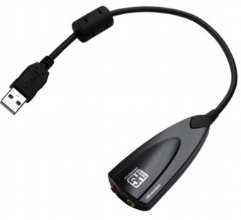 מתאם USB לכרטיס קול 7.1 באריזה מהודרת