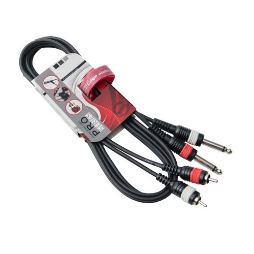כבל 2PL ל 2RCA אורך 2 מטרים Edge Audio