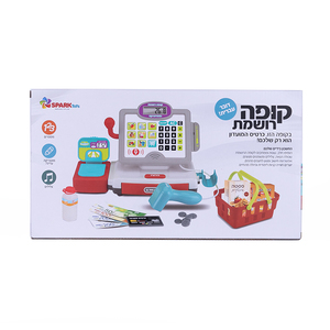 קופה רושמת דוברת עברית עם מיקרופון