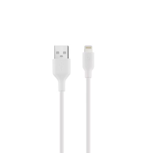 כבל SILVER LINE SPLC120 Lightning to USB 1.2M - לבן