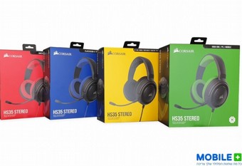 אוזניות גיימינג Corsair HS35 יבואן רשמי